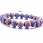 Lava Stone Essential Oil Bracelet- Space Rock