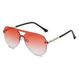 BELFAST | Unisex Flat Single Lens Aviator Fashion Sunglasses