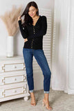 V-Neck Long Sleeve Cardigan