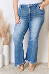 Rise Ankle Flare Jeans