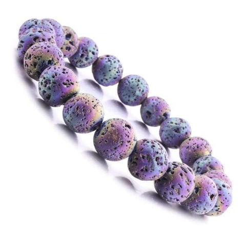 Lava Stone Essential Oil Bracelet- Space Rock