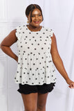 Shine Bright Full Size Butterfly Sleeve Star Print Top