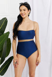 Wave Break Contrast Trim One-Piece