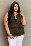 More To Come Full Size Military Hooded Vest